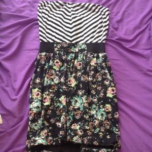 Striped Flower Dress