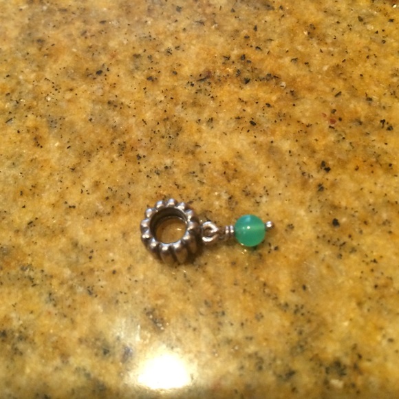 green dangle pandora charm