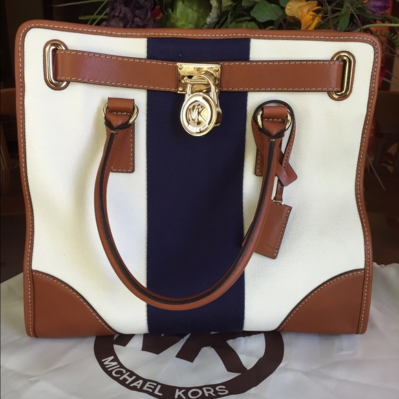 Michael Kors Summer Canvas Hamilton Tote