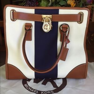 Michael Kors Summer Canvas Hamilton Tote