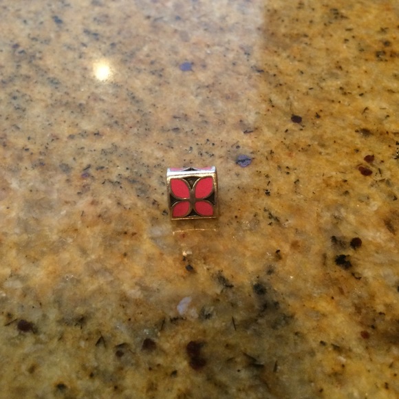 pink flower pandora charm