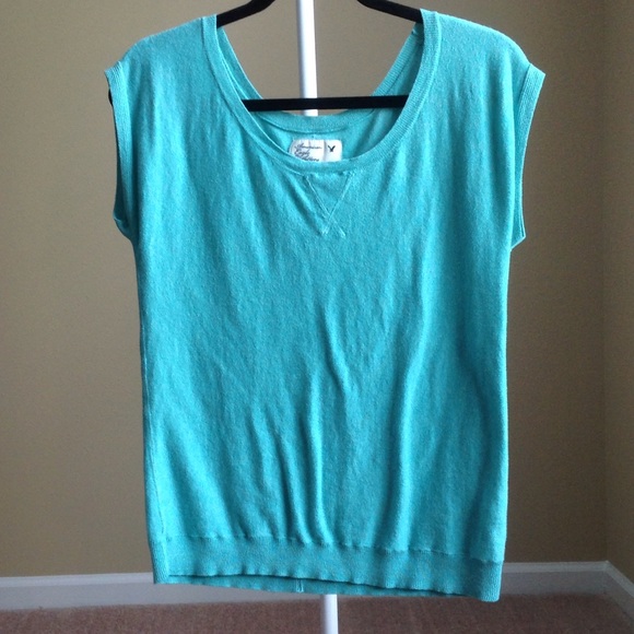 Aqua blouse