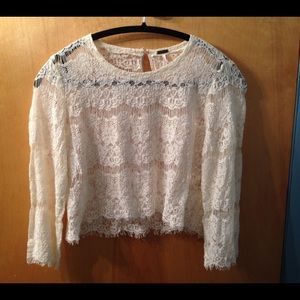 Free People Never Worn Lace Crop Top