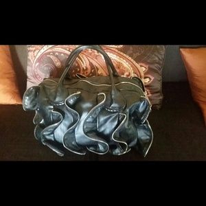 Steve Madden Ruffle Zipper Purse