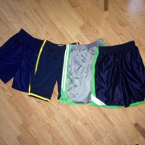 Bundle of basketball shorts.