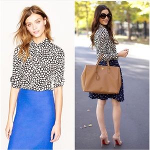 J. Crew Heart Throb Blouse
