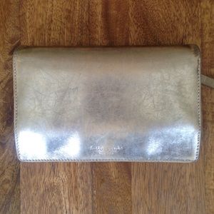 kate spade pink and gold wallet