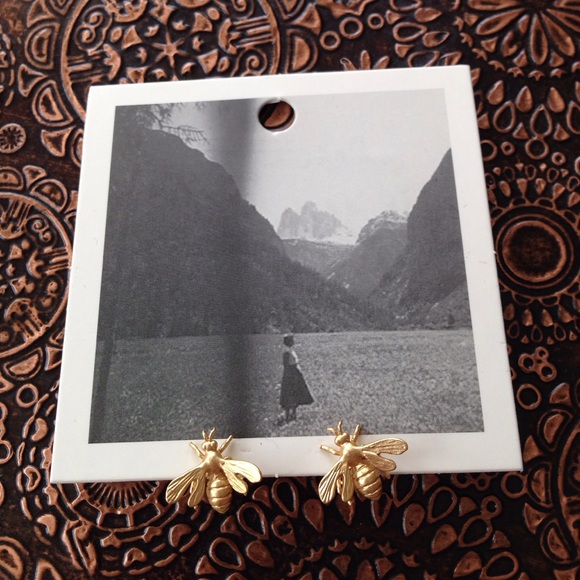 Anthropologie Jewelry - Anthropologie Bee Earrings