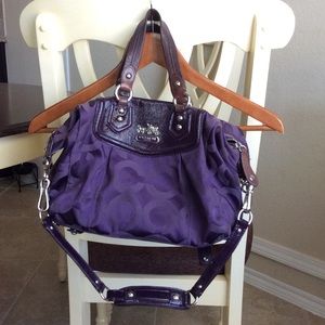 Purple Coach Bag Limited Edition-REDUCED PRICE!