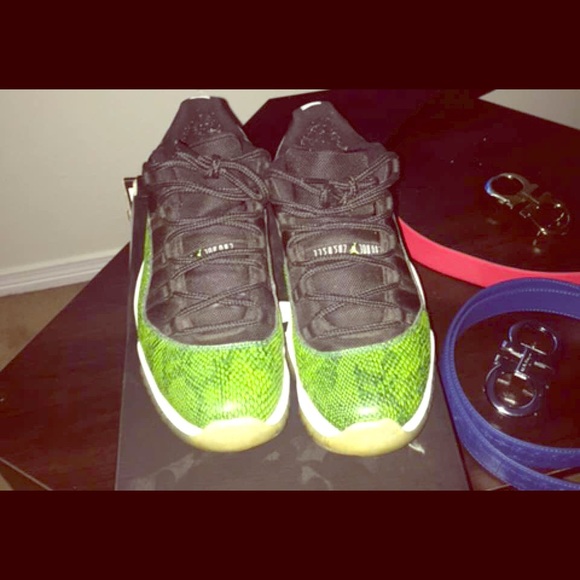 Wolf grey 3s & snakeskin 11s