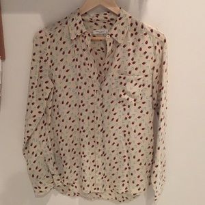 Equipment rosebud top. Silk