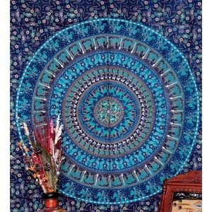 BoHo Elephant Mandala Tapestry