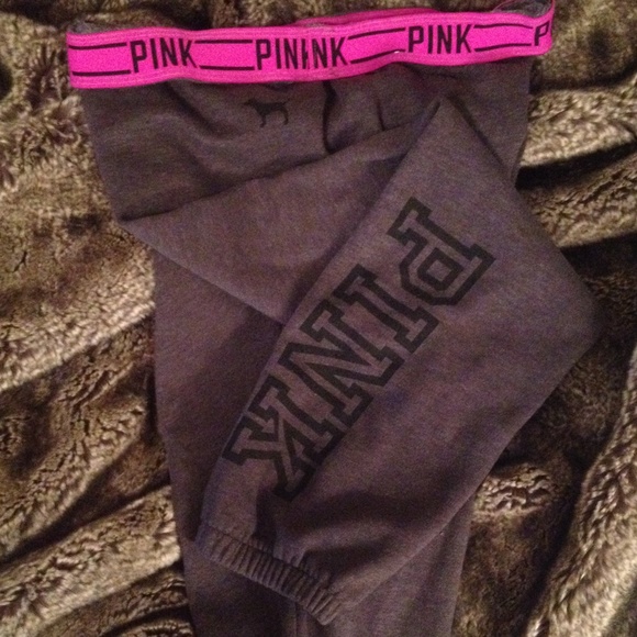 PINK cropped sweat pants