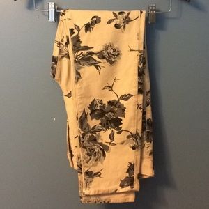 J Brand Floral Print Capris