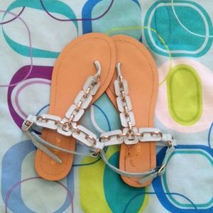 Cute light blue and brown sandals!!