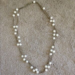 Double Strand Pearl Necklace