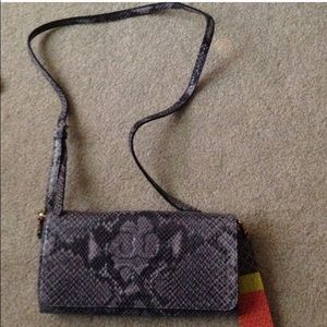 Tory Burch Snakeskin Clutch