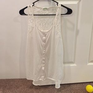 Lace tank top