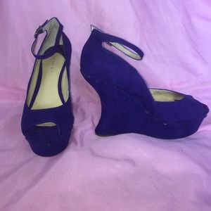 Gianni Bini Athena "Cosmic Cobalt" wedge