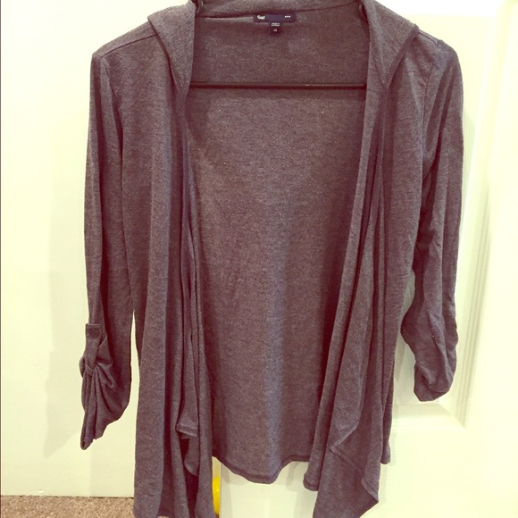 Purple/blue open cardigan