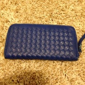 Royal Blue zipper wallet