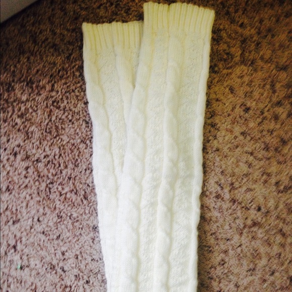 Knitted boot socks/leg warmers