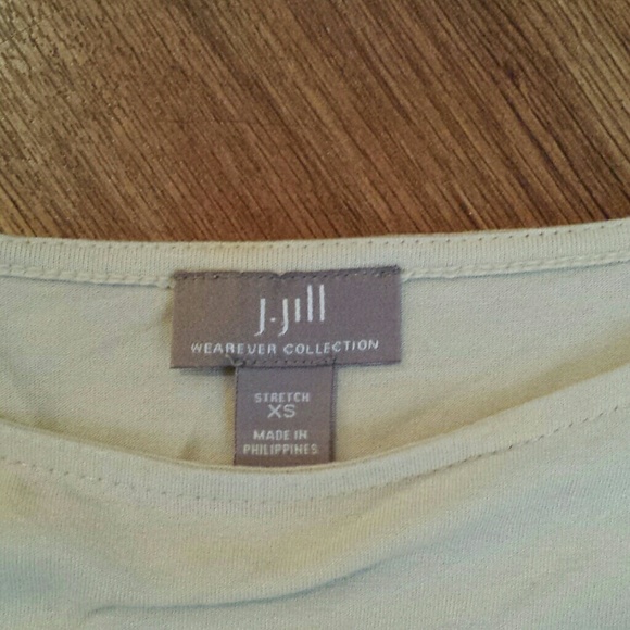 Beige 3/4 length sleeve top - Picture 2 of 2