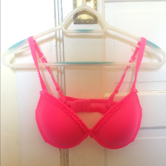 Sexy hot pink bra