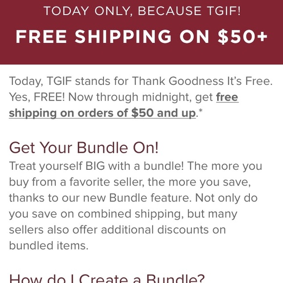 Free  shipping over $50