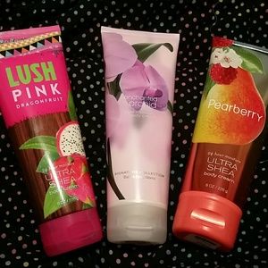 Lot of 3 Bath & Body Works Body Creams