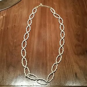 Spartina signature Cartouche enamel necklace.