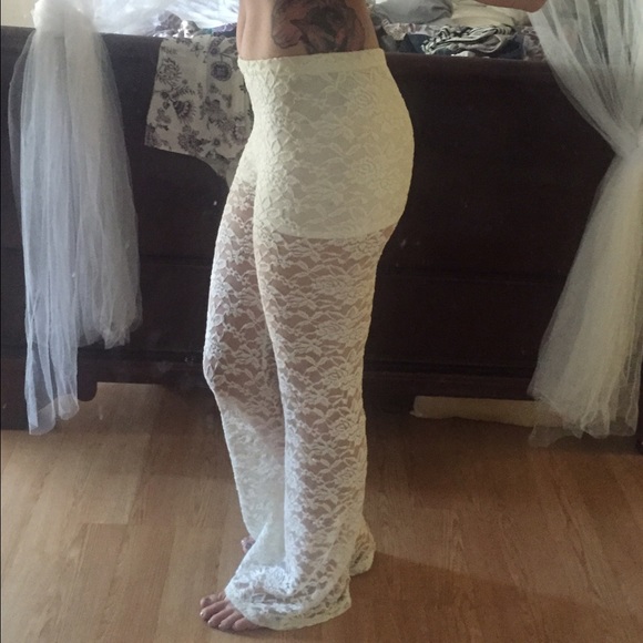 Lace pants