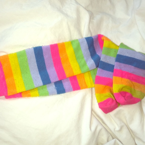 Hot Topic Rainbow Socks!