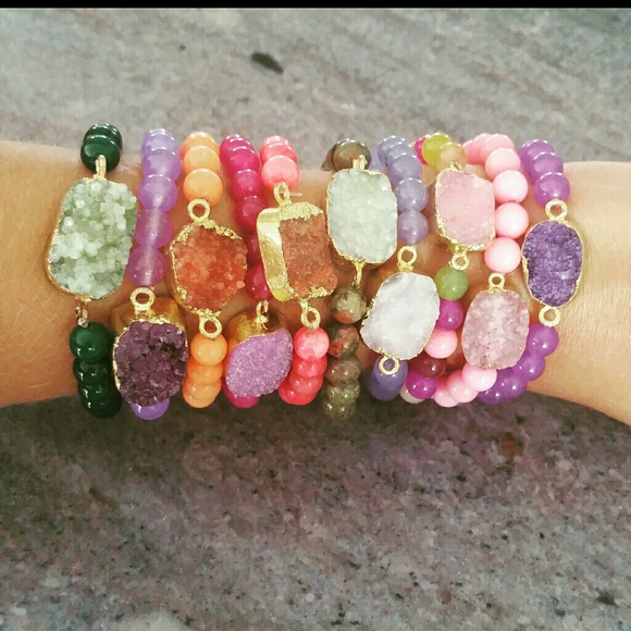 Marleigh Grace Druzy Bracelets or the set