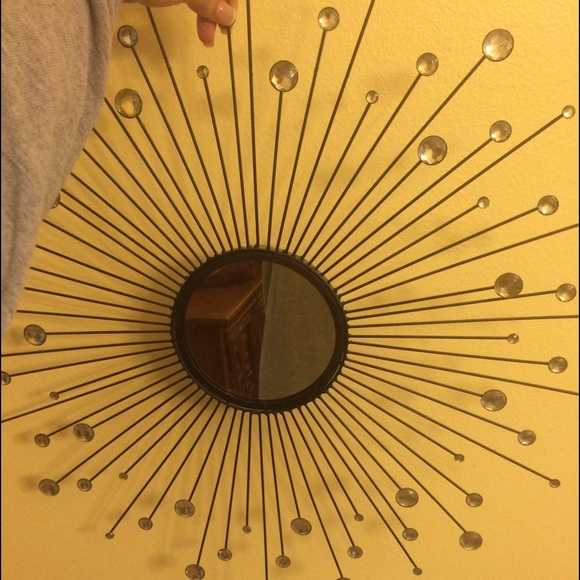 Wall art with mirror