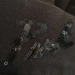 VS yoga pants with sequin pink