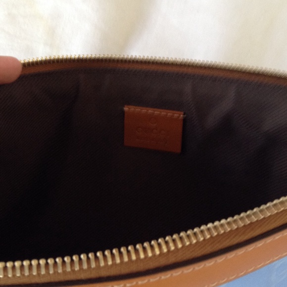 GUCCI GG Travel Pouch Cosmetic Bag Blue - Picture 4 of 4