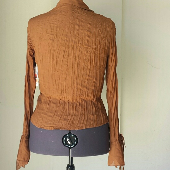 Sale😀😃 HP 😃😅XL brown / burnt orange  top - Picture 4 of 4