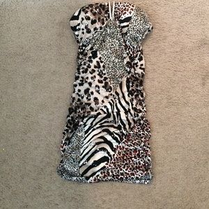 A beautiful animal print fitting dress