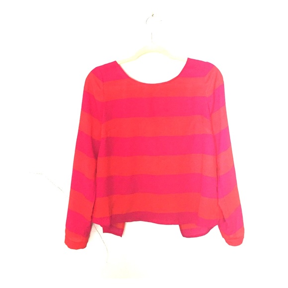Two toned open back shirt - Picture 1 of 2