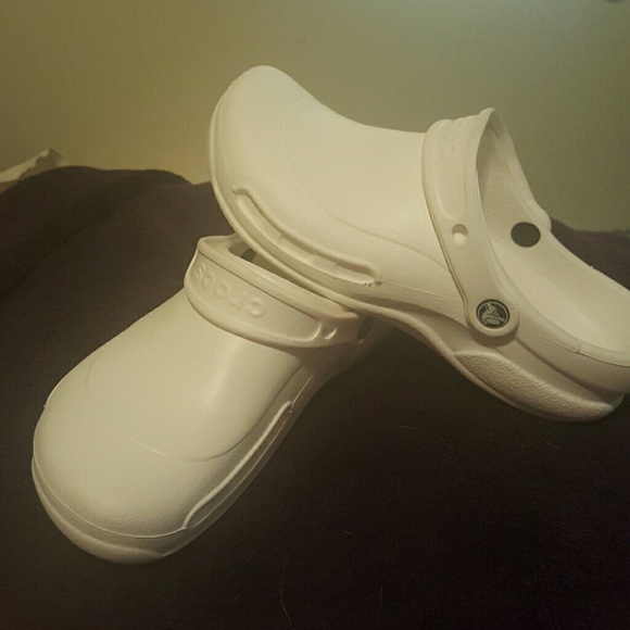 White nursing crocs