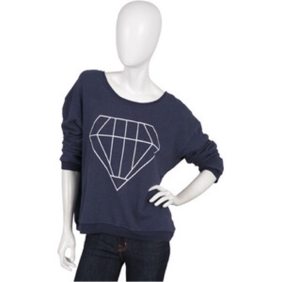 💎Wildfox Big Diamond Oversize Sweatshirt💍 - Picture 2 of 3