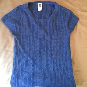 Knitted Blue Gap short sleeve shirt
