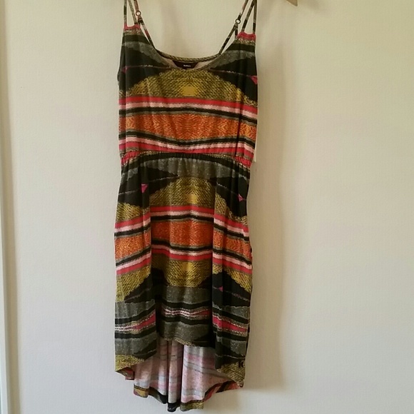 Hurley multicolored hi-lo dress