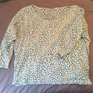 Charlotte Russe sheer leopard print