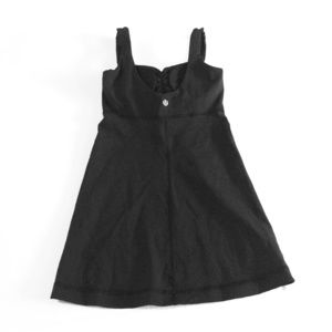 Lululemon Black tank with built in sports bra