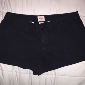 Mossimo black shorts size 6