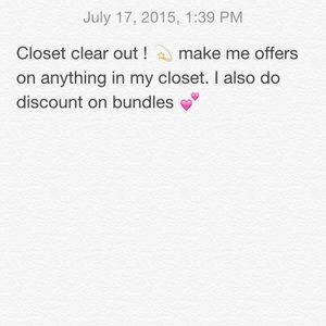 Closet clear out !!!