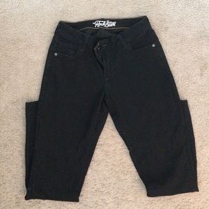Black stretchy jeans