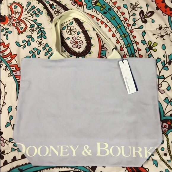 Dooney & bourke gray large tote nwt! - Picture 4 of 4